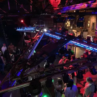 View of dance floor