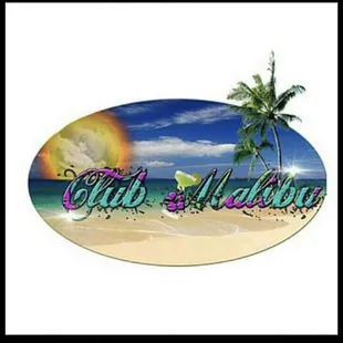 the beach and palm trees