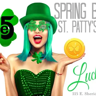 Celebrate St. Patty's Day this Saturday, March 16th with all of us here at ClubOne15!!! Wear your Green!