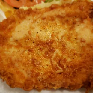 That looks great, crispy chicken