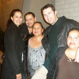 a group of people posing for a picture