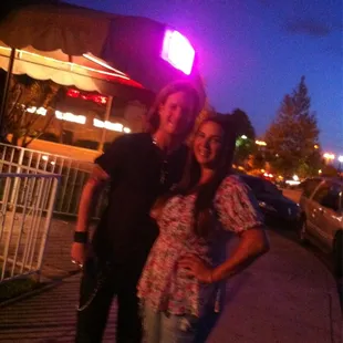 Tyler hanging outside before he went on (Florida Georgia Line)