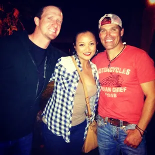 Oh you know.. Just a random pic with country singer, James Wesley last night