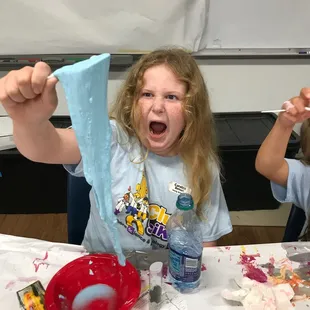 SLIME!!  in Camp Young Scientist