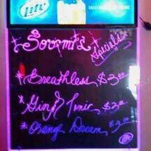 Specials all week long!!