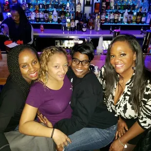 Hanging out at the bar