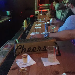 The new bar "cheers"