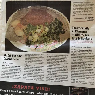 SFWeekly reviewed Ethiopian food here 5/9/19