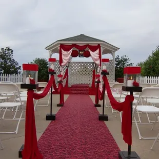 Gazebo decorated