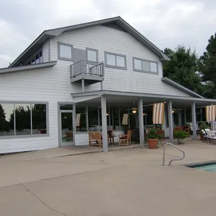 View from the outdoor patio area