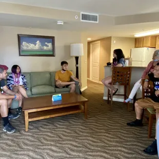 05.30.21 living room space with a sofa bed