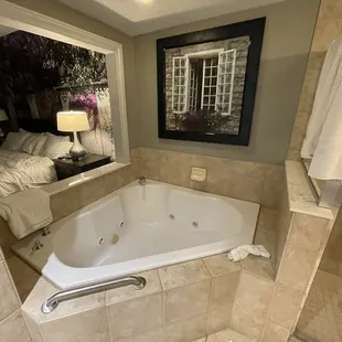 Master bathroom jacuzzi
