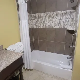 Bathroom- shower area pic in Studio room