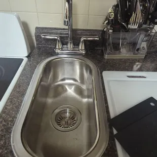 Tried Patriot's Place through Airbnb.  This is the sink.