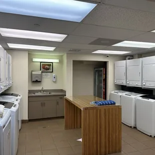 View of the laundry room.