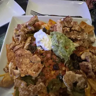 Chicken nachos