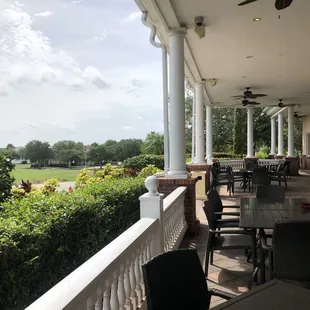 a view of the golf course