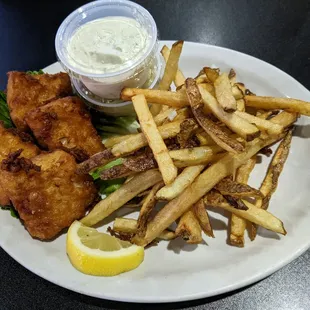 Friday Special: Fish &amp; Chips with a Cup of Chowder for $13.99.