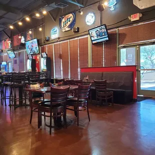 the interior of the restaurant