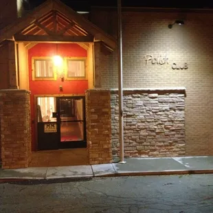 M &amp; M Clubhouse is located in the Polish Club in Connellsville, Pa. Buzz the ringer to get into the restaurant.