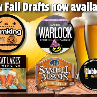 new fall beers now available