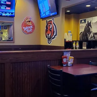 More booths behind that divider