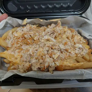 Crab fries...so good.