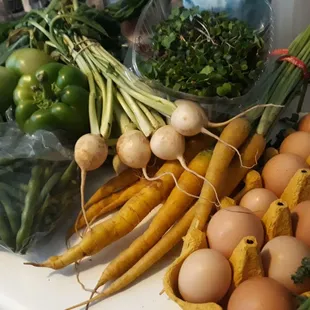 a variety of vegetables