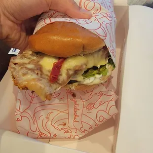 Havarti Hen Sandwich