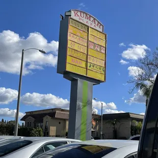 The plaza where the restaurant is located