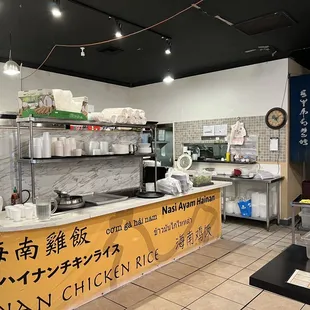 sushi and sashimi, interior