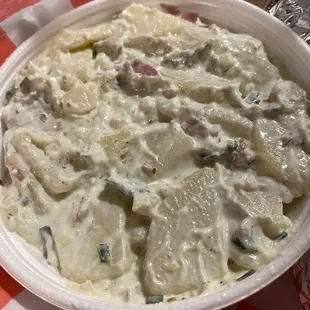Loaded potato salad. So-so.