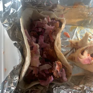 Chicken tacos are to die for!