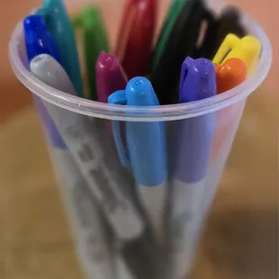 Sharpies for wall notes