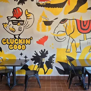 Thai inspired mural