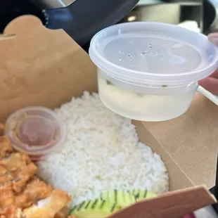 Comes with consommé