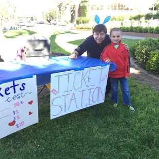 Kiwanis Easter party.