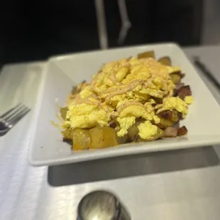 Egg Loaded Potatoes