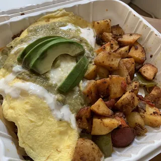 TRI TIP Steak & Chorizo Omelette