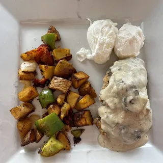 Fried MUSHROOM With Mushroom Gravy
