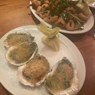 Oysters Rockefeller