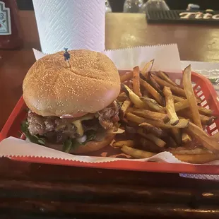 Cheese Burger with bacon