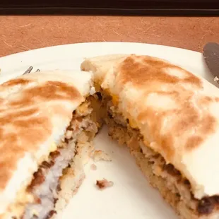 Sausage muffin with cheese