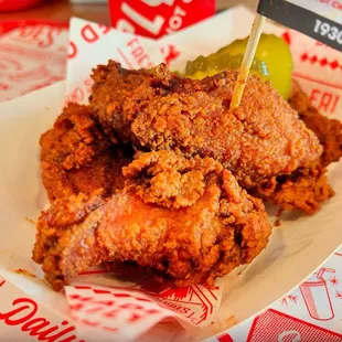 The how you move, the way you burst the clouds It makes me want to try  6 Piece 1930 () Wings from #ClydesHotChicken