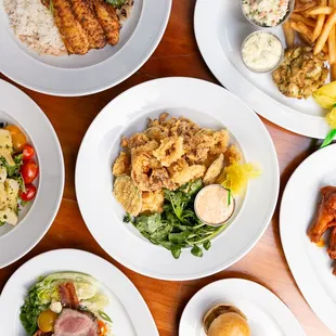 grilled seafood, grilled fish, fish, food, seafood