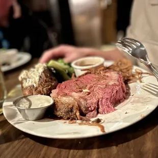Delicious prime rib