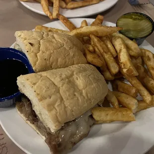 Special of the night: French Dip Sandwich w/ Au jus and Clyde&apos;s Fries