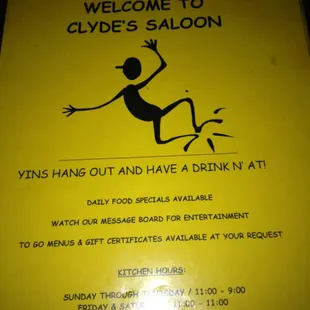 a yellow sign with a stick figure on it
