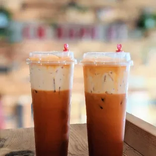 Thai Tea with Sea salt crema