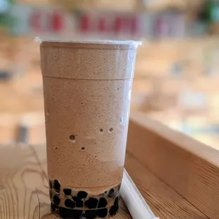 Coffee Milk Tea with Boba